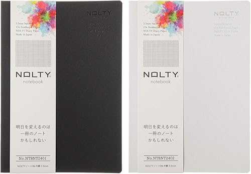 Vista 68 de Nippon Performance Association Management Center Nyoshitsu NOLTY Notebook A5 Cuadrado Negro NTBNT1401