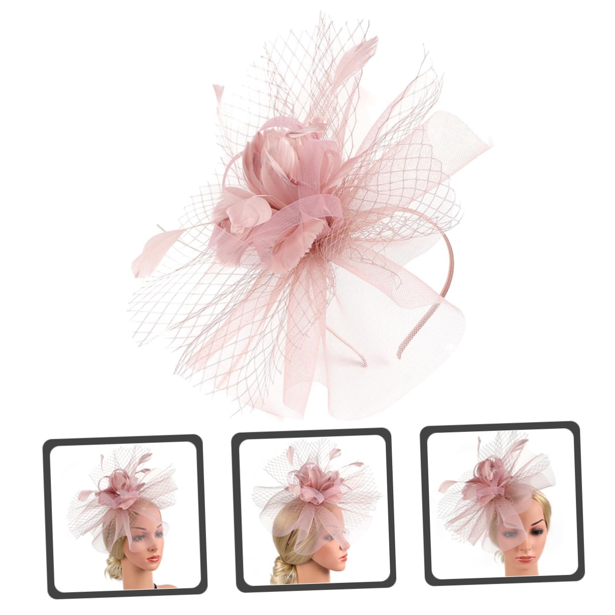 SHERCHPRY 2pcs Cocktail Party Hat Tea Party Cappelli Donna Cappelli Moda Dressy Womens Cappelli Da Sposa Signore Cappello Cappelli per