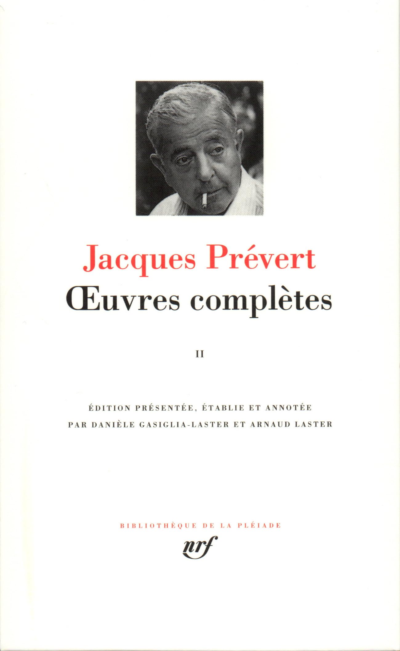 Jacques Prevert Oevres Completes I,II 2冊 Coffret Jacques Prévert en 3 volumes: Histoires ; Spectacle