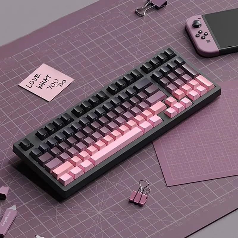 Fundas de teclas degradadas azul claro para teclado MX miniatura 4