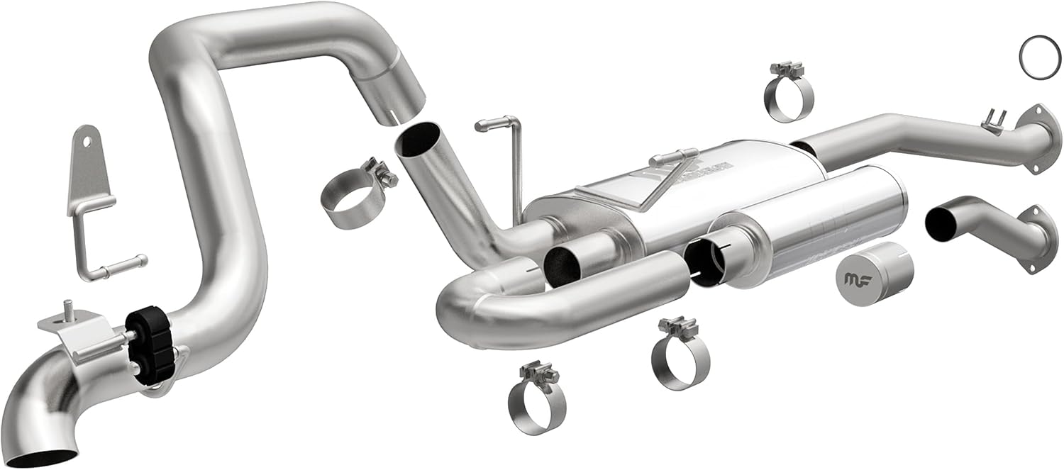 MagnaFlow Performance Exhaust System 19538: Cat-Back, Overland Series, For 1996-2002 Toyota 4Runner, Single Passenger Side Rear Exit Style