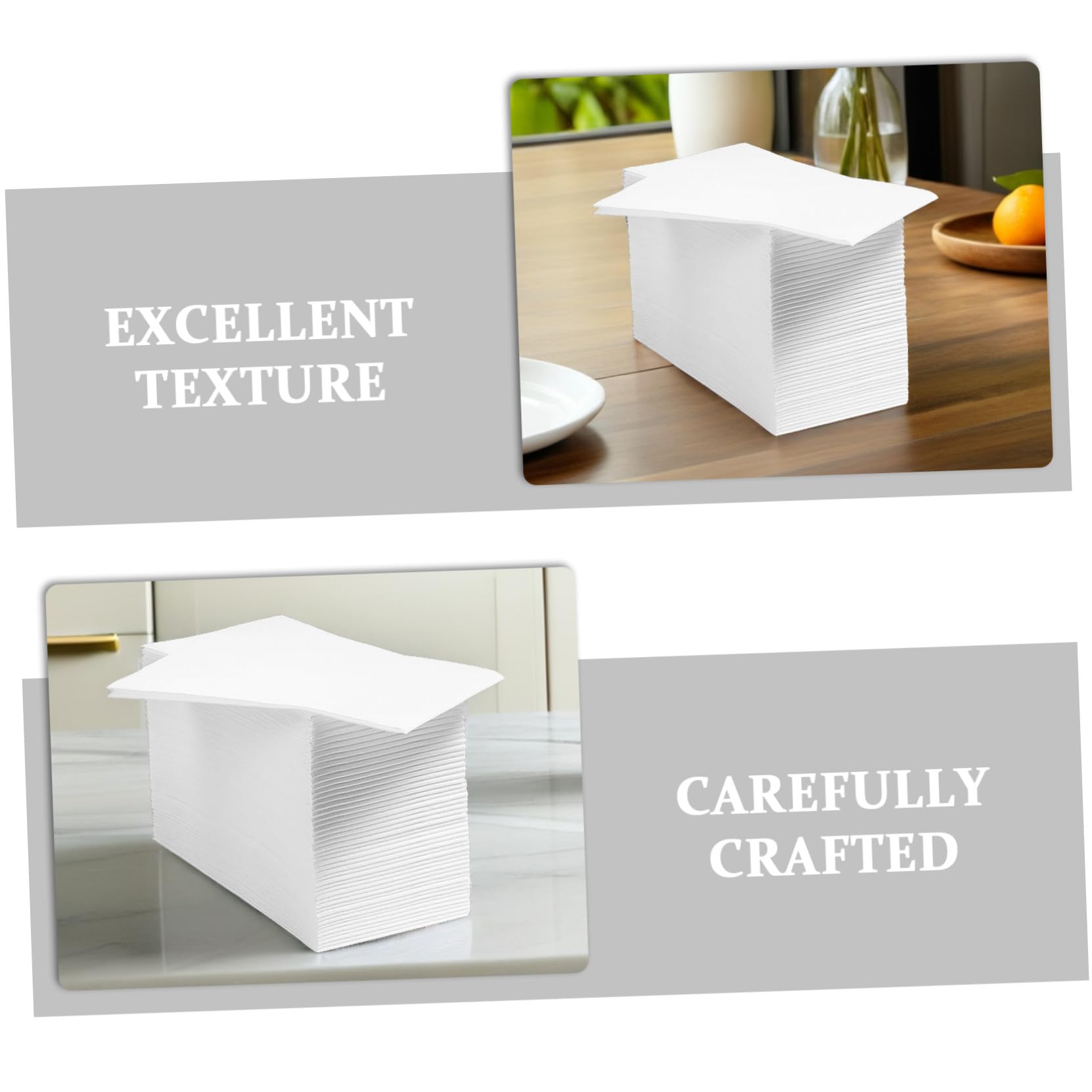 ifundom 100piezas Servilletas Gruesas de Papel Desechables Unidades para Fiestas de Cumpleaños Bodas y Banquetes