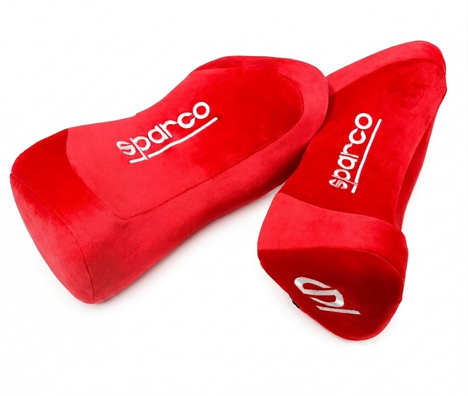AUTOMASH 2PC Sparco Neckrest Pillow for Venue 2026 Year Onwards All Models Universal Comfortable Head-Rest Neck-Rest Soft Memory Cotton Pillow (Red)-image-38