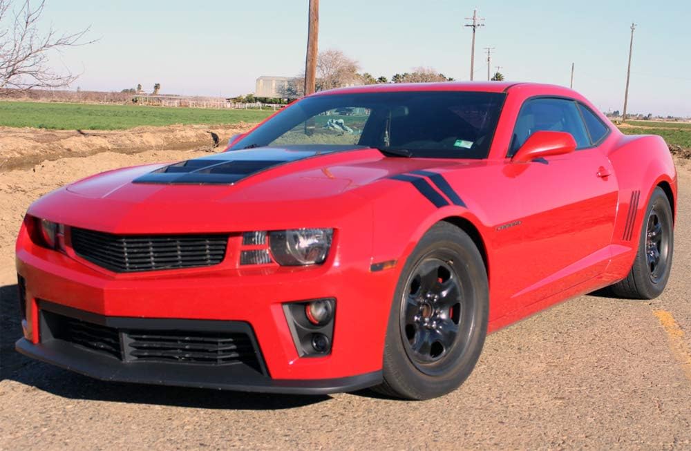 Extreme Online Store Replacement For 2010-2015 Chevrolet Camaro LT LS RS SS | ZL1 Style TL1 Heat Extractor Hood Insert (Carbon Fiber)