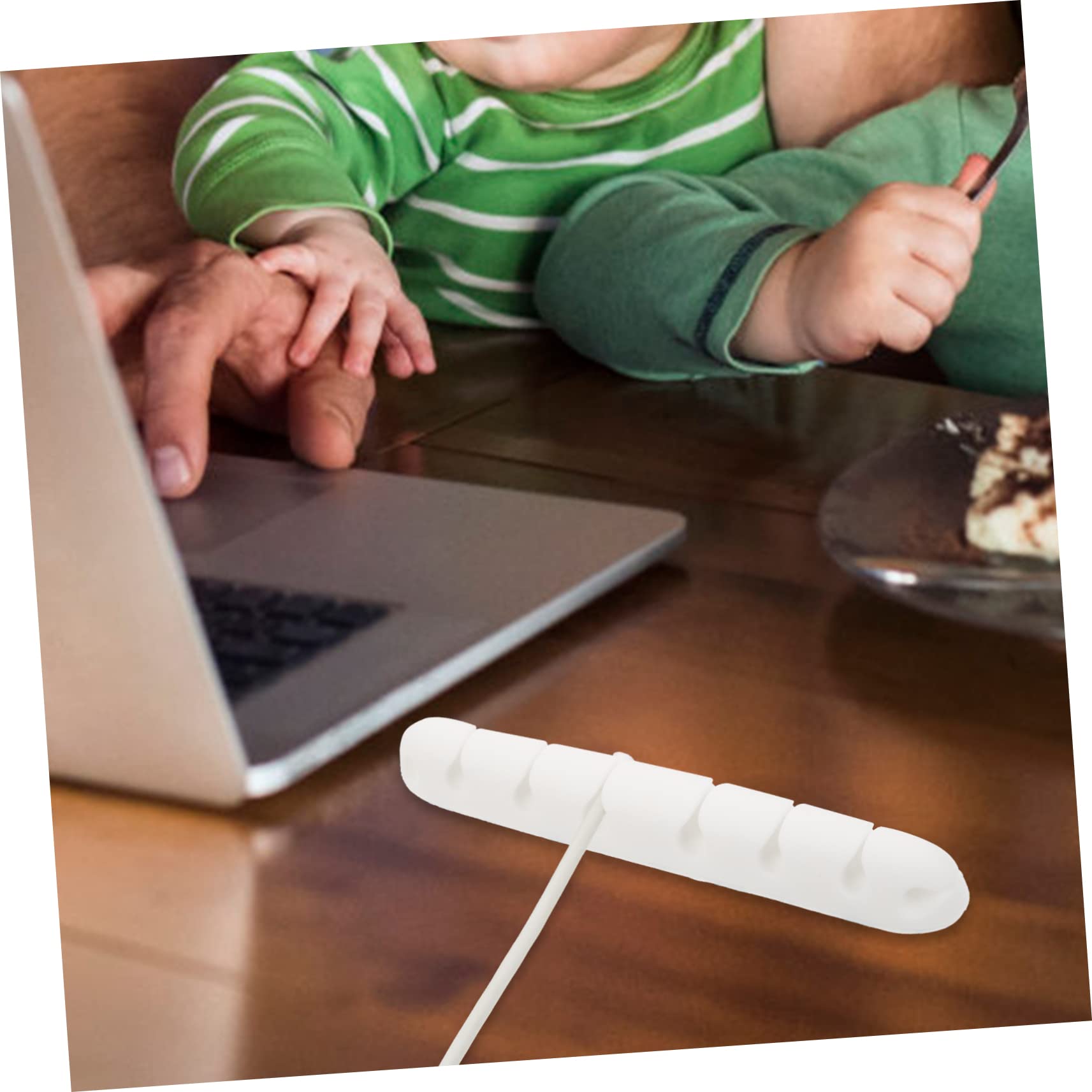 Mikikit 10stücke Kabelorganisierer Schlitz Kabelhalter Für Schreibtisch Selbstklebend Installieren Für Usb Ladekabel Und Kabelmanagement Zuhause Büro