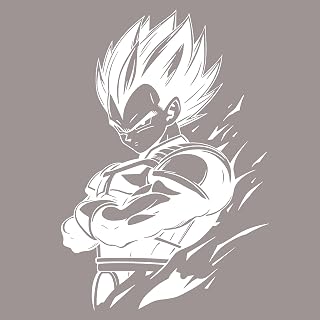 Vinyl Wall Art Decal - ''Saiy ajin Japanese Anime DBZ''- 17'' x 24" - Wall Decal Sticker Vinyl Art Bedroom Living Room Decor Decoration Teen Quote Anime Retro Old School Controller Cool (White)