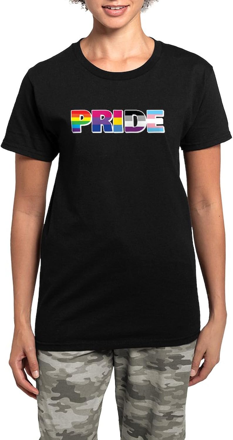 CafePress LGBTQ Pride Women's Dark Pajamas Womens Novelty PJ Sleepwear