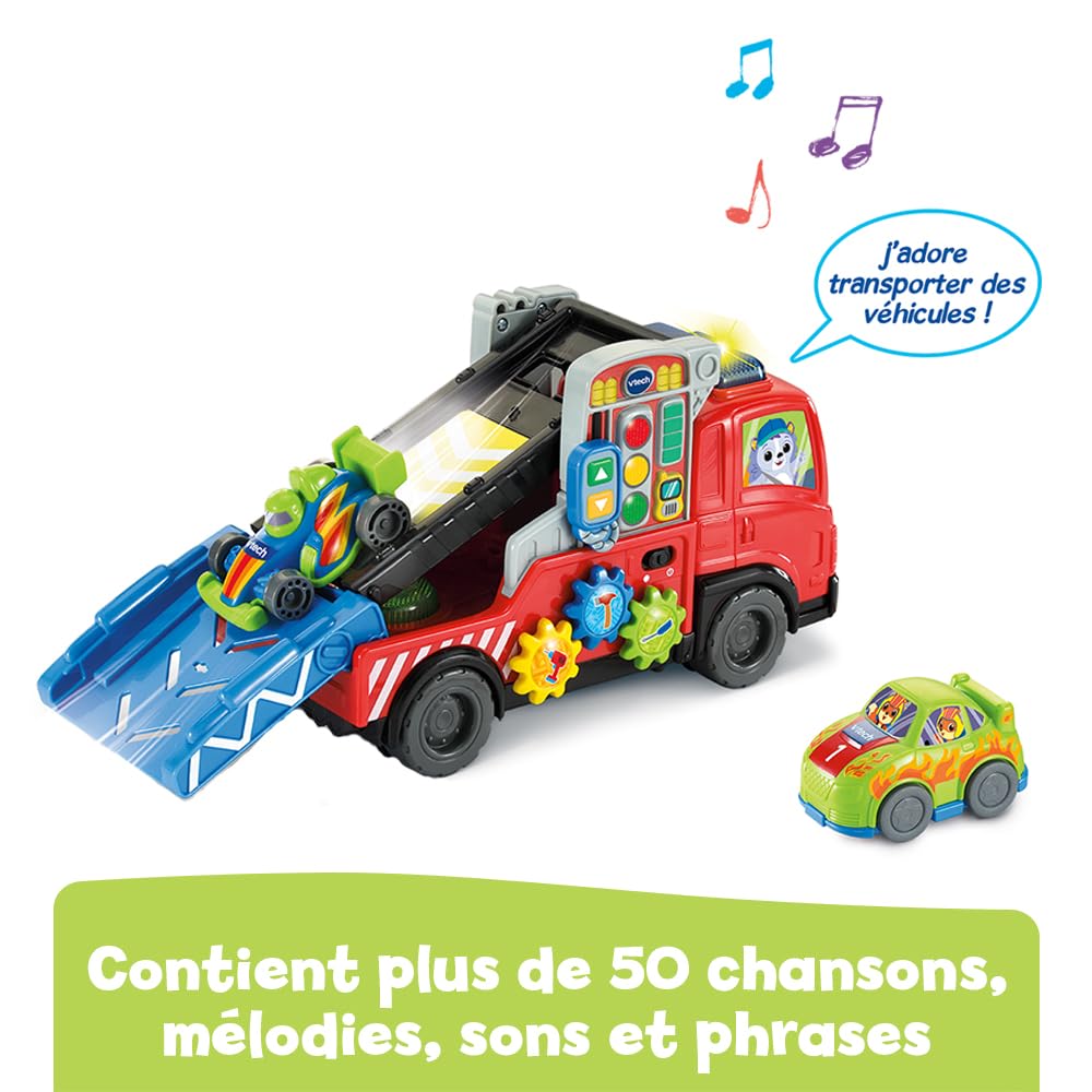 VTech - Bébé Multisport Interactif Multicolore, Structure De Motric Bebe 2 En 1 Cage De Foot Panier De Basket Avec Table Amz B08