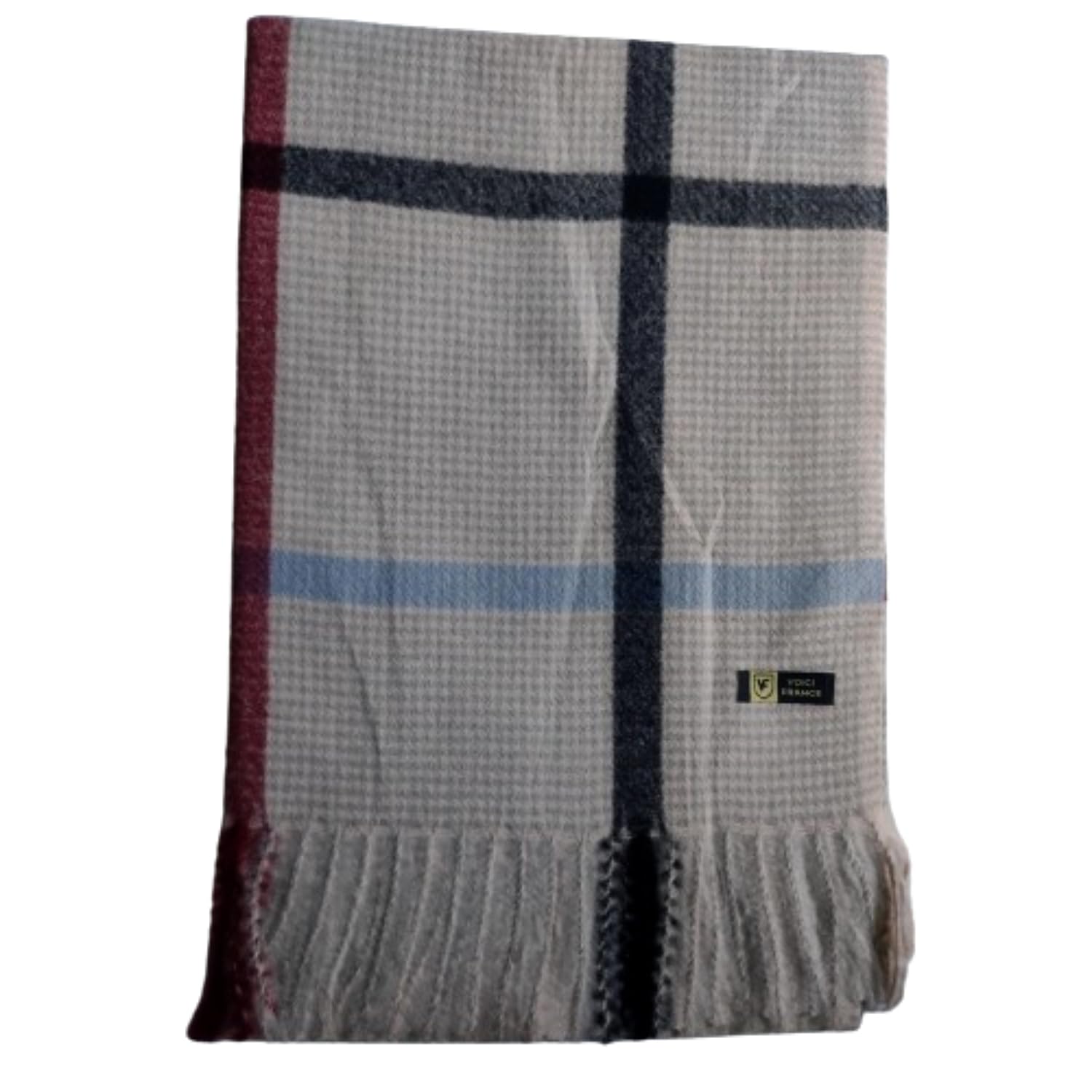 voici France Men's & Women's checkered Casual Soft and Warm Woolen Muffler for winter Pack of 1 super big size-picture-19