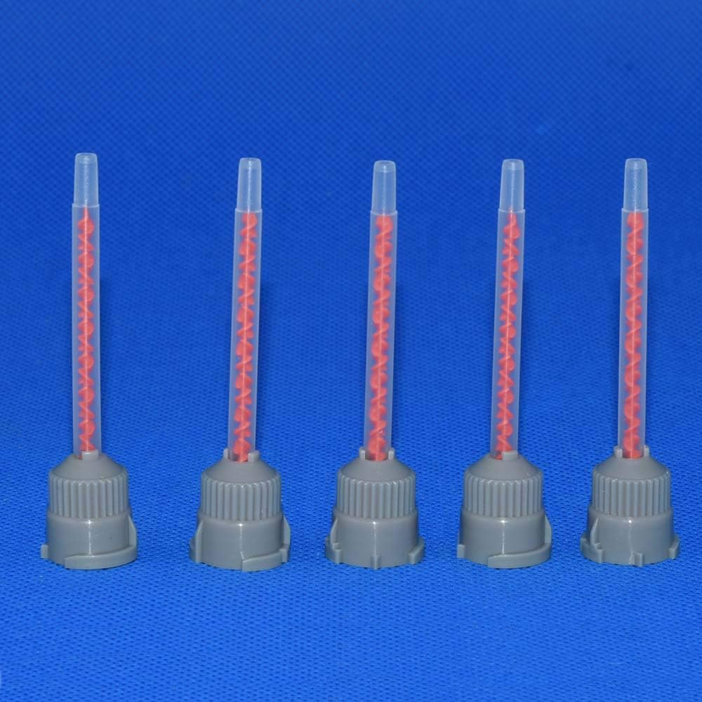 Mixing Nozzle Applicator 10:1 Ratios AB Glue Adhesive Gun Dispenser Static Mixing Pack of 500