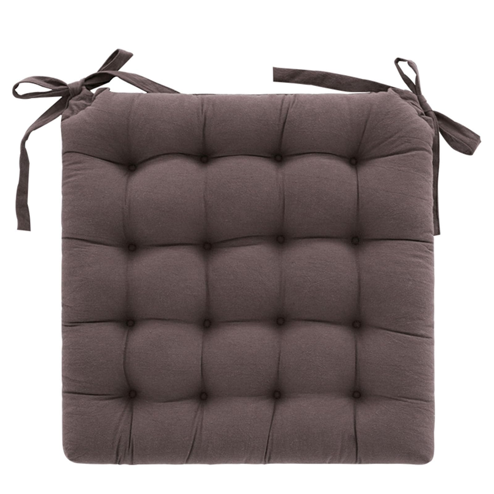 Coussin de siège doux pour chaise de bureau et salle à manger avec nouettes