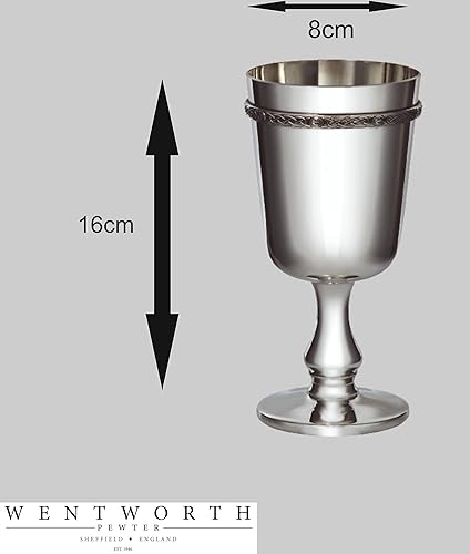 Miniatura 2 de Wentworth Pewter - Cáliz de peltre de banda celta
