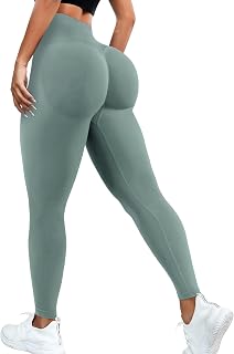 Hidden Scrunch Butt Lifting Leggings for Women Tummy Control High Waisted Workout Gym Seamless Impact Yoga Pants