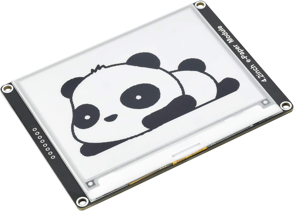 4.2inch e-Ink Display Module, 400x300 Resolution Two-Color E-Paper Display epaper Screen Compatible with Raspberry Pi,Arduino,Nucleo SPI Interface Support Full Refresh