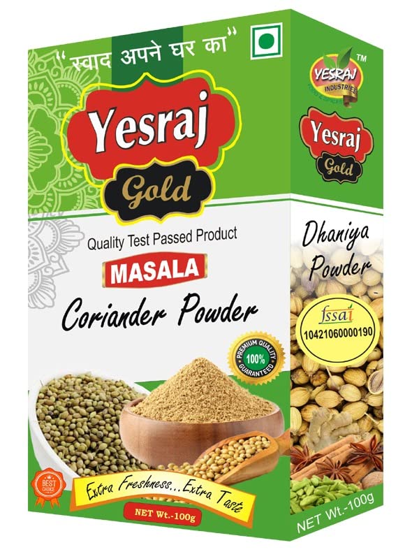 Yesraj Coriander Powder 100g (Pack of 4) Amazon.in Grocery & Gourmet