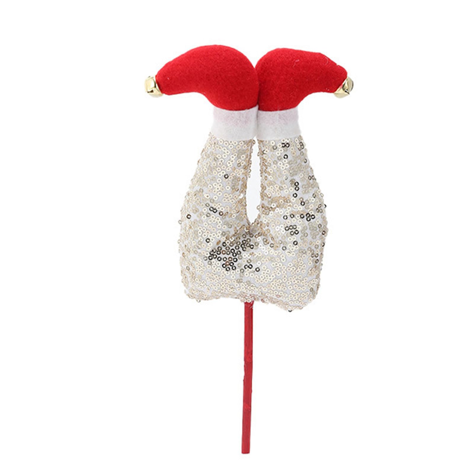 Lerpwige Multipurpose Decorative Leg Ornament Christmas Tree Top Decoration For Festival Flower Arrangements And Garden Display Holiday Flower Arrangement Ornament