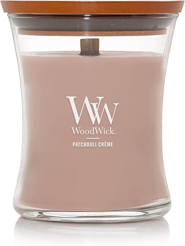 Vista 141 de WoodWick - Vela mediana de reloj de arena, aroma Fireside, cera de mezcla de soja prémium, se agrieta mientras se quema, perfecta para regalo, 9.7