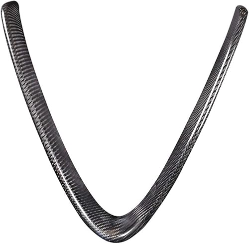 Miniatura 2 de YIWANG 100 % fibra de carbono real para parrilla delantera de automóvil, accesorios para Alfa Romeo Giulia 2017-2020 (no aplicable para Stelvio)