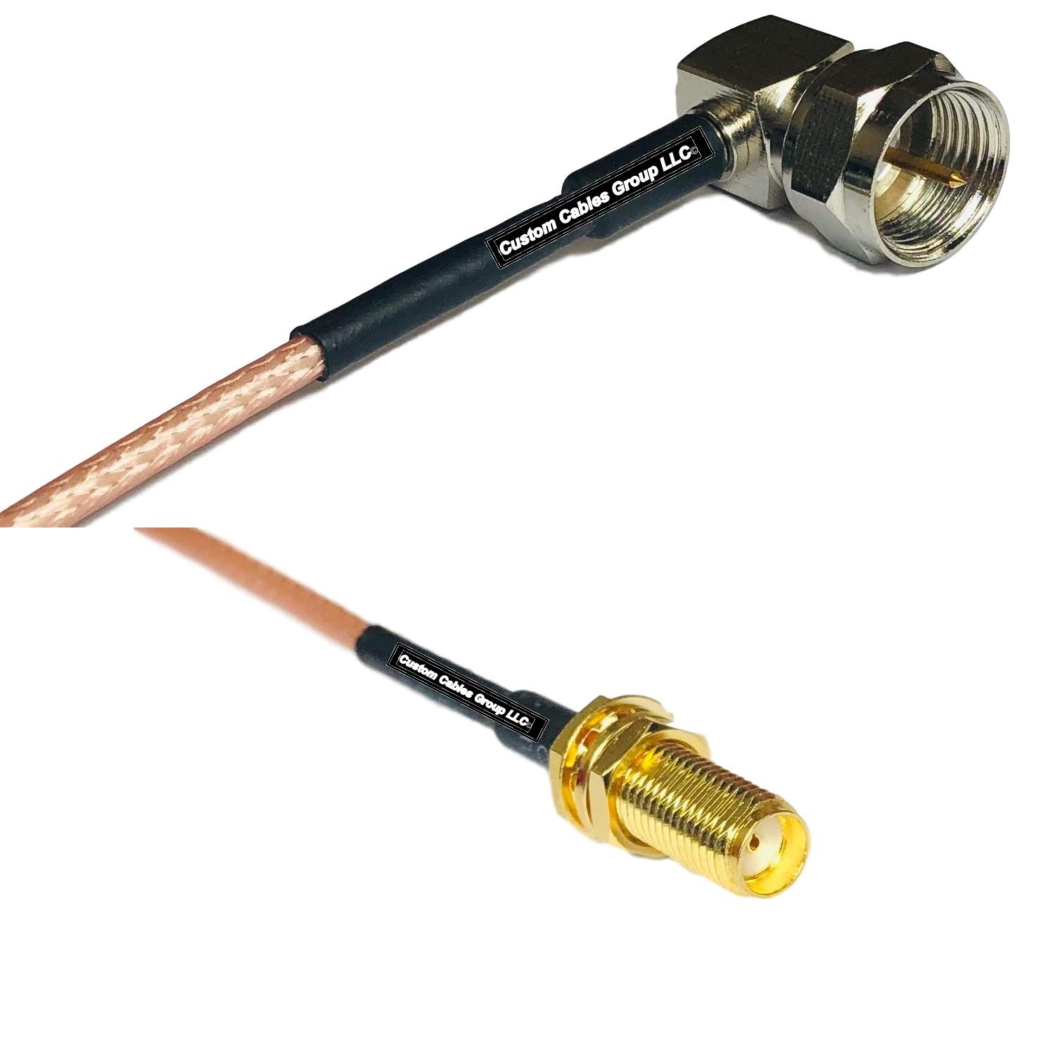 6 feet RG316 F Male Angle to SMA Female Long RF Pigtail Coaxial Cable