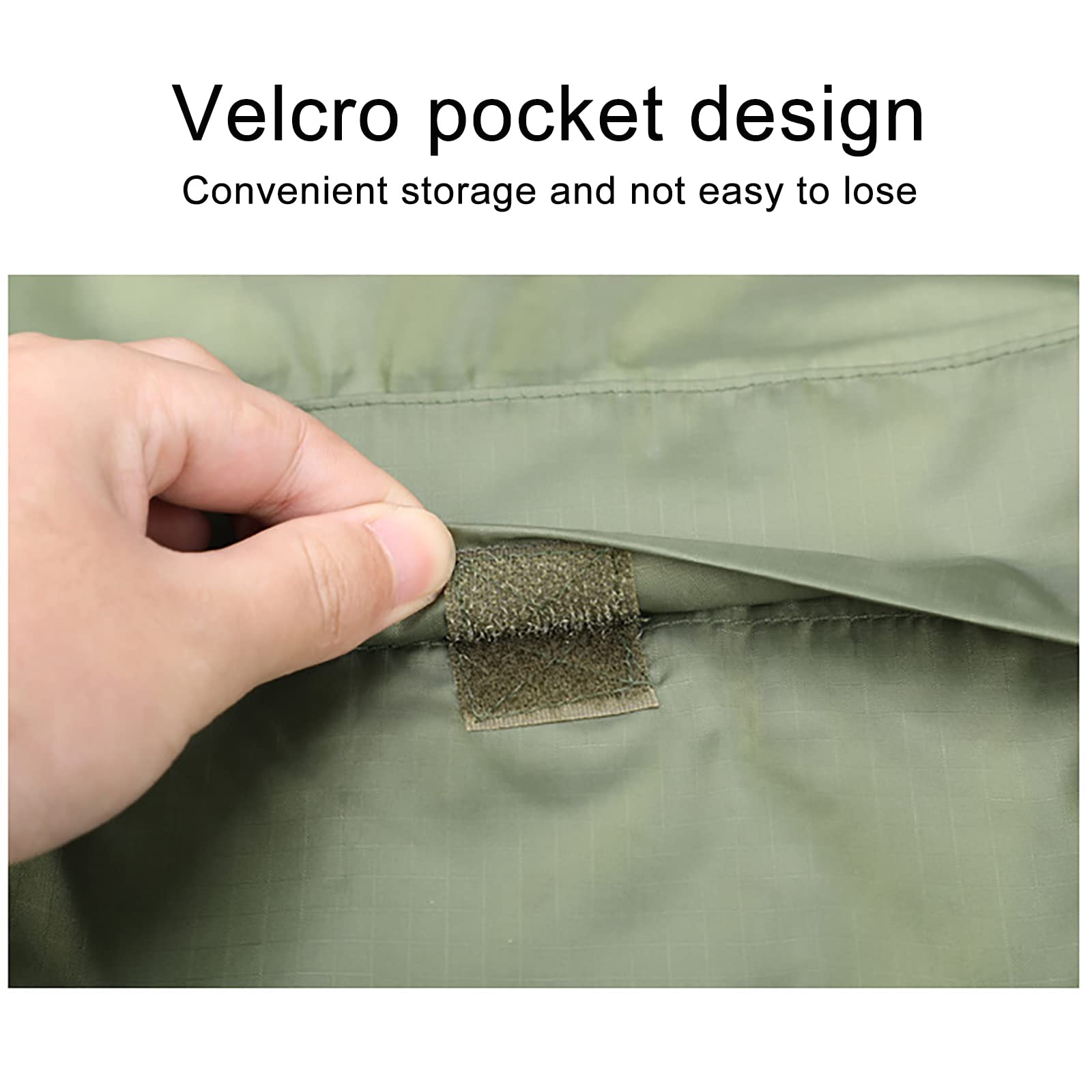 Pluie Imperméable avec Capuche Cape de Pluie EVA Randonnée Camping, Voyage, Activités en Plein Air, Moto/vélo pour Les Hommes et Femmes