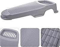 Vista 3 de Housoutil Lavabo de plástico antideslizante tabla de lavado antideslizante para lavar a mano, tabla de lavar a mano herramienta de ropa para ropa