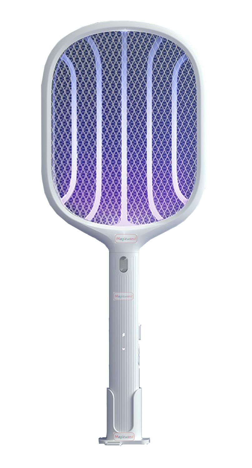 Magicwand ABS Plastic Rechargeable 2-in-1 UV Light Mosquito Killer Racket with USB Charging【6 Months Warranty】【Pack of 1】【White】 (B0BBW211H9) Amazon Price History, Amazon Price Tracker