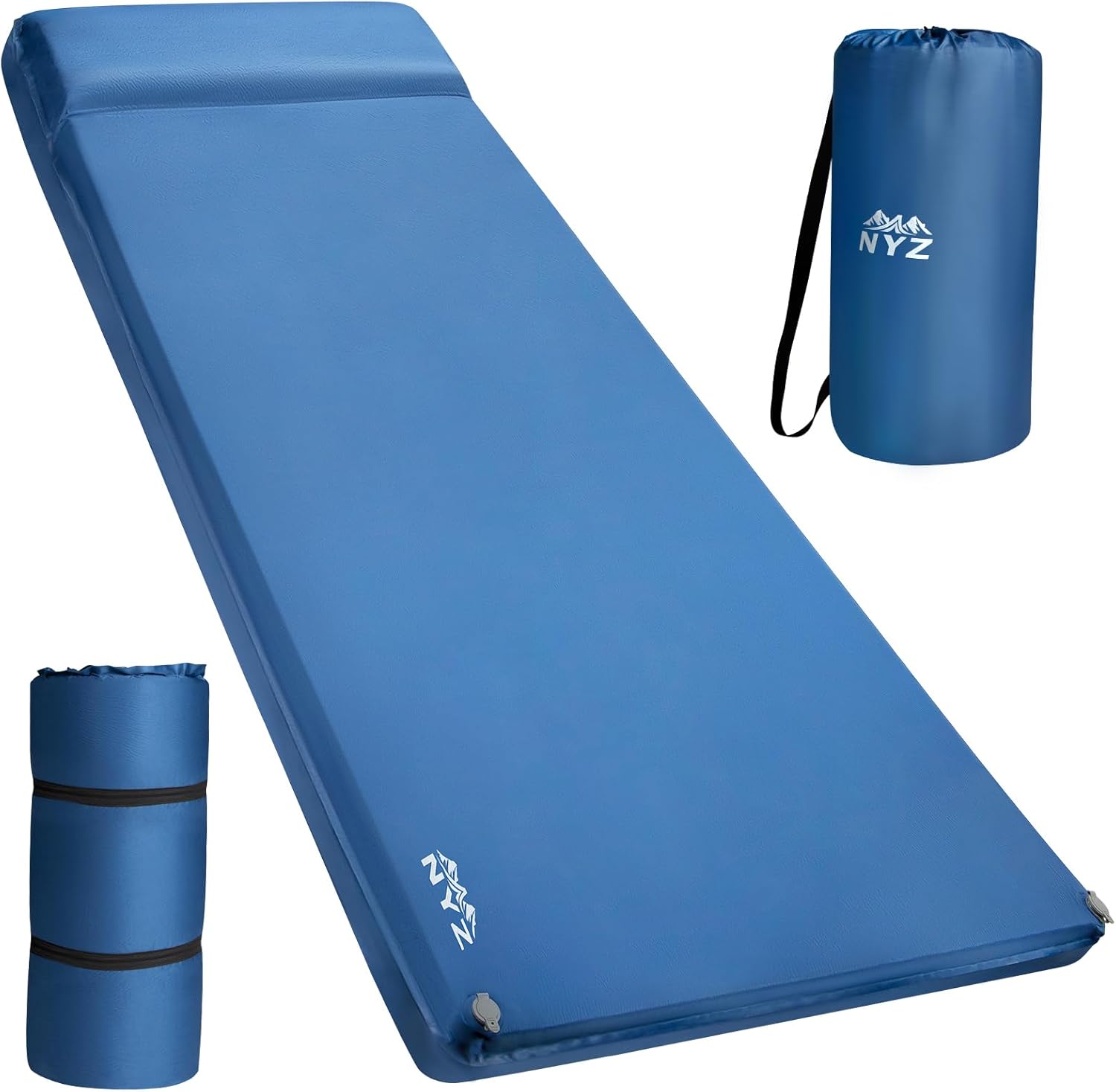 NYZ Self Inflating Sleeping Pad for Camping 3.1" UltraThick Memory Foam Camping