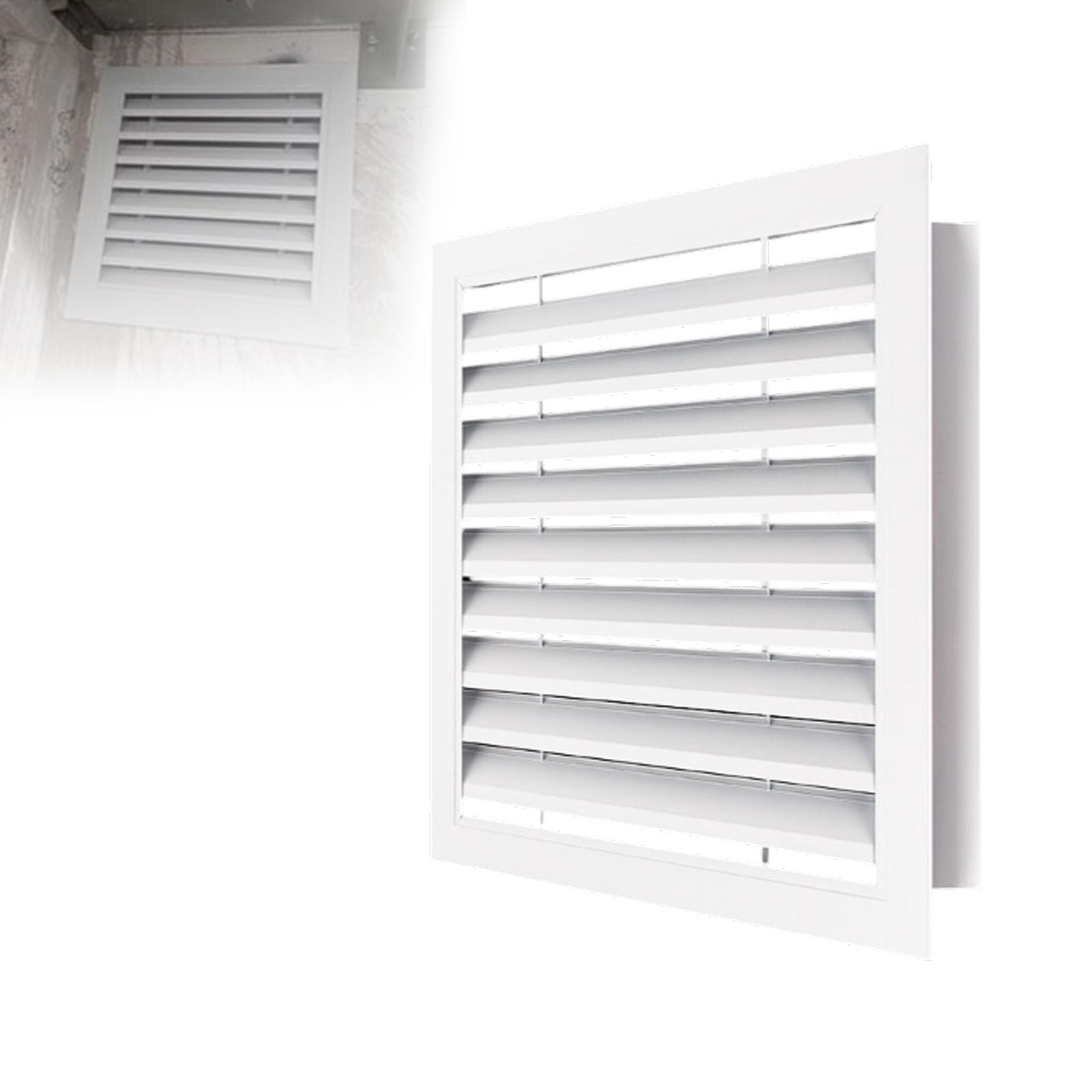 Sistemi di Ventilazione, griglia di aerazione in Alluminio | Griglia di ventilazione a rete per camino, bagno, parete e soffitto(43.5*43.5cm)