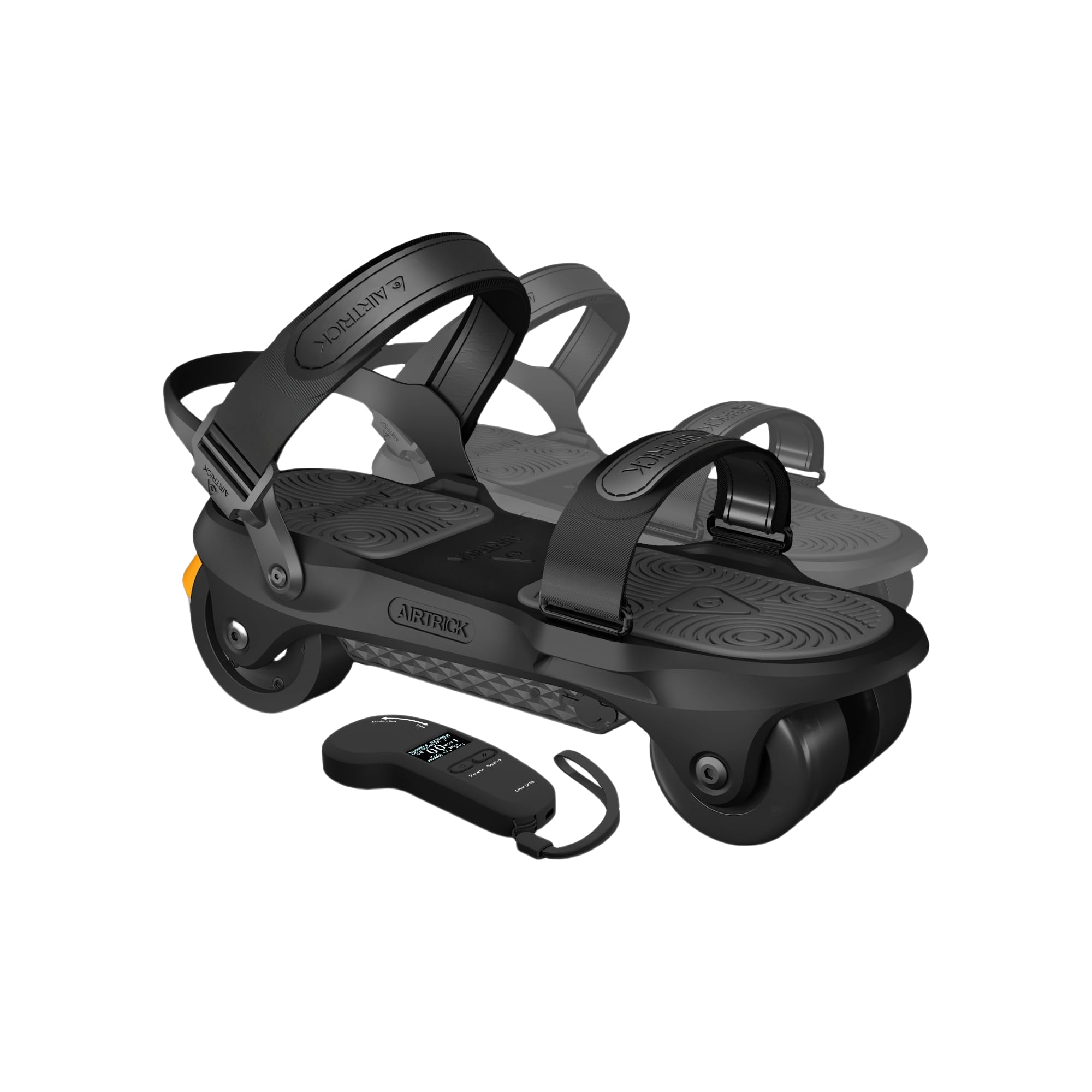 AIRTRICK Electric Skates A1 (Ultra), Portable Electric Skateboards with Remote, 20 Mph Top Speed & 15 Miles Range, Dual Braking Systems, Fit in Backpack, Electric Roller Skates for Adults(Black)