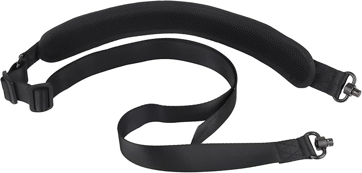ToopMount Tactical 2-Point Sling Universal QD Swivel Traditional Two-Point Sling with Easy Length Adjuster Shoulder Pad Adjustable Strap Longest 71.65'' for Outdoor Sport