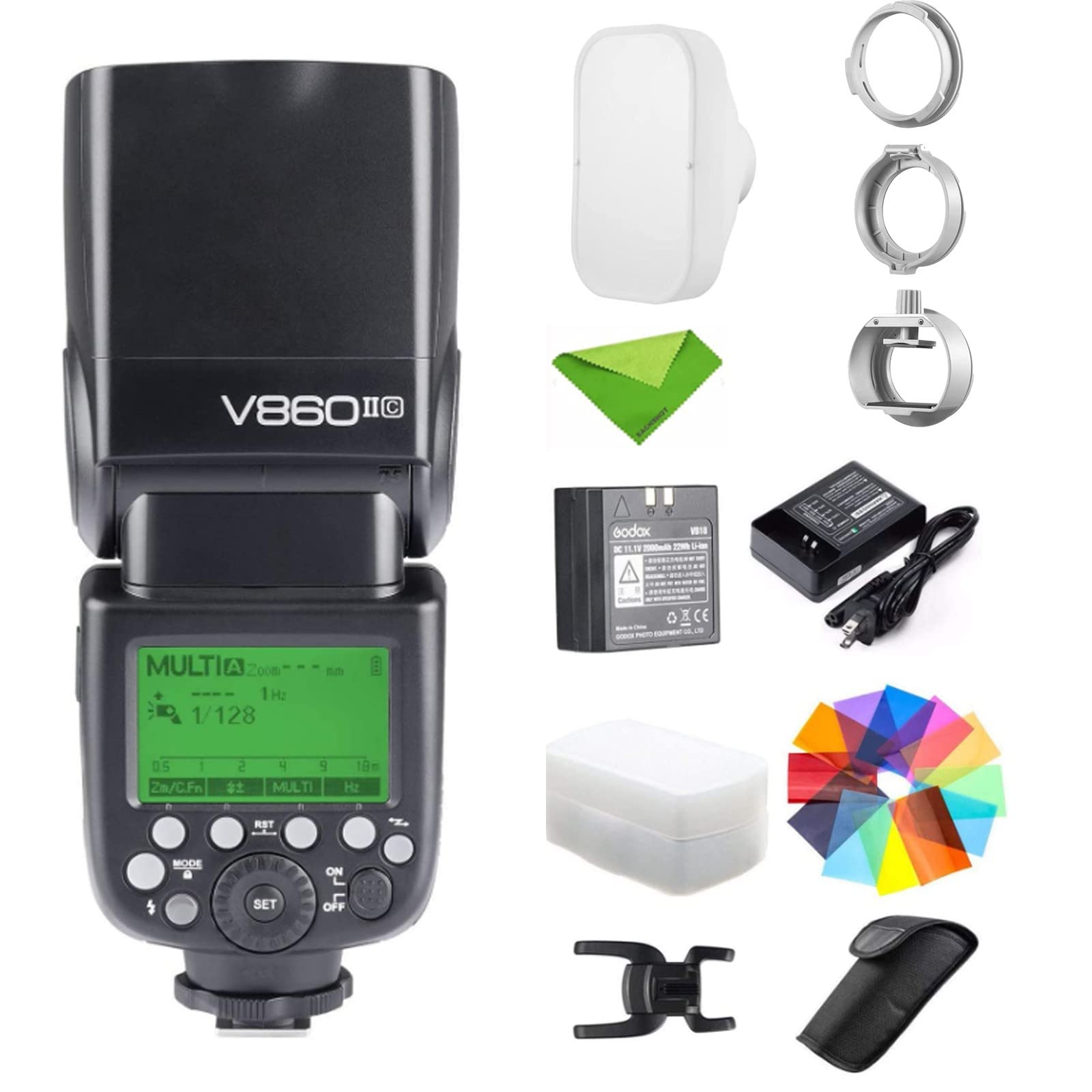 Amazon | GODOX V860II-C キット E-TTL High-Speed with Godox ML 