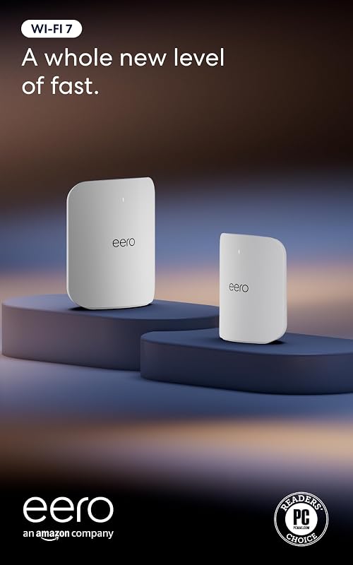Amazon eero Max 7 (1-pack) + Amazon eero Pro 7 (2-pack) tri-band mesh Wi-Fi 7 system