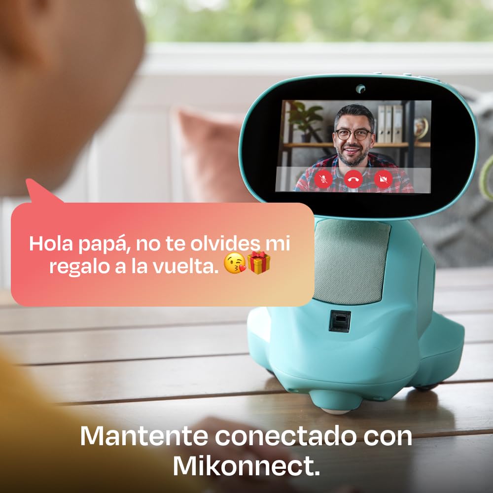 Miko 3: Robot Inteligente impulsado por IA para niños | Robot Educativo y de Aprendizaje Steam | Interactivo con Aplicaciones de Aprendizaje y Juegos