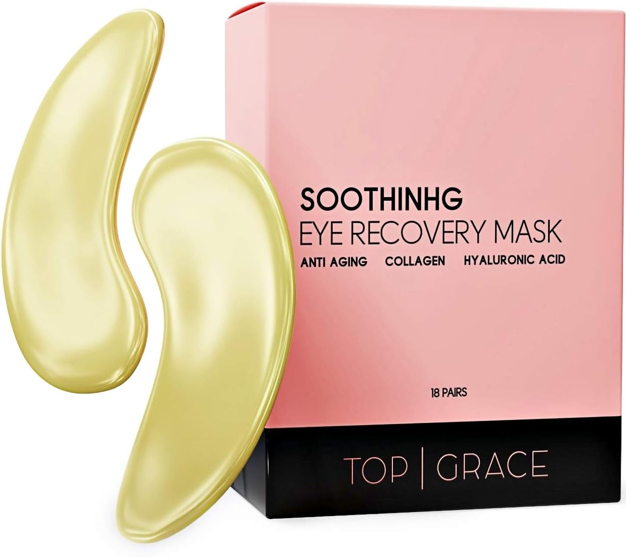 Soothing Under Eye Masks - Dark Circles Under Eye Treatment Women - Under eye patches for Puffy Eyes - Hyaluronic Acid & Collagen - Revitalize & Refresh Skincare Gel Eye Mask