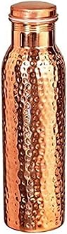 Castel Royale Copper Water Bottle Ayurvedic Water Copper Bottle - Leak-Proof Water Bottle Seal Cap, Joint Free Copper Bottle