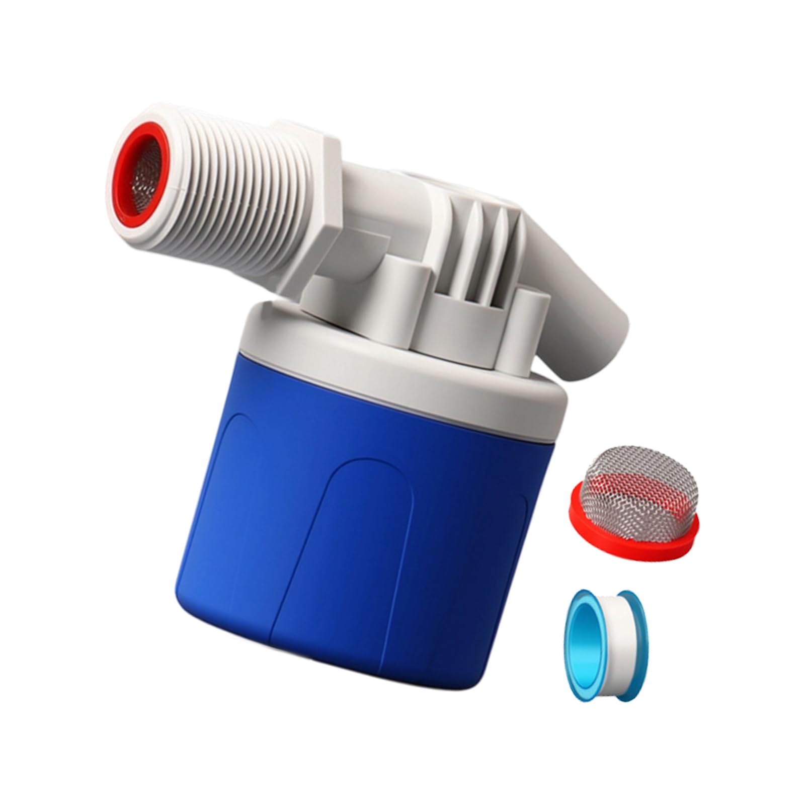 Water Levels Regulator Valves with Side Mount Installation Strong Nylon Silicone Component for Home Storage Tanks Side Inlet Float Switches