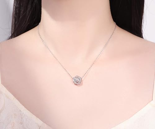 Miniatura 3 de Abalorios de plata de ley 925 con diseño de girasol para pulseras de Pandora Forever In My Heart Fit para esposa, Día de la Madre, Navidad, regalo