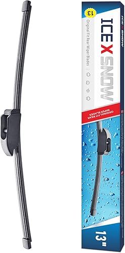 Escobilla de limpiaparabrisas trasero de 13 pulgadas de repuesto para Alfa Romeo Stelvio 2022-2018 Jaguar E-Pace 2020-2018 Kia Forte 2018-2014 -