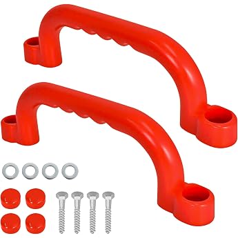 Play Tower Handles Weatherproof Safety Handles with Recessed Grips Climbing Handles Children Outdoor Robust HDPE Plastic Climbing Grips Children Indoor and Outdoor
