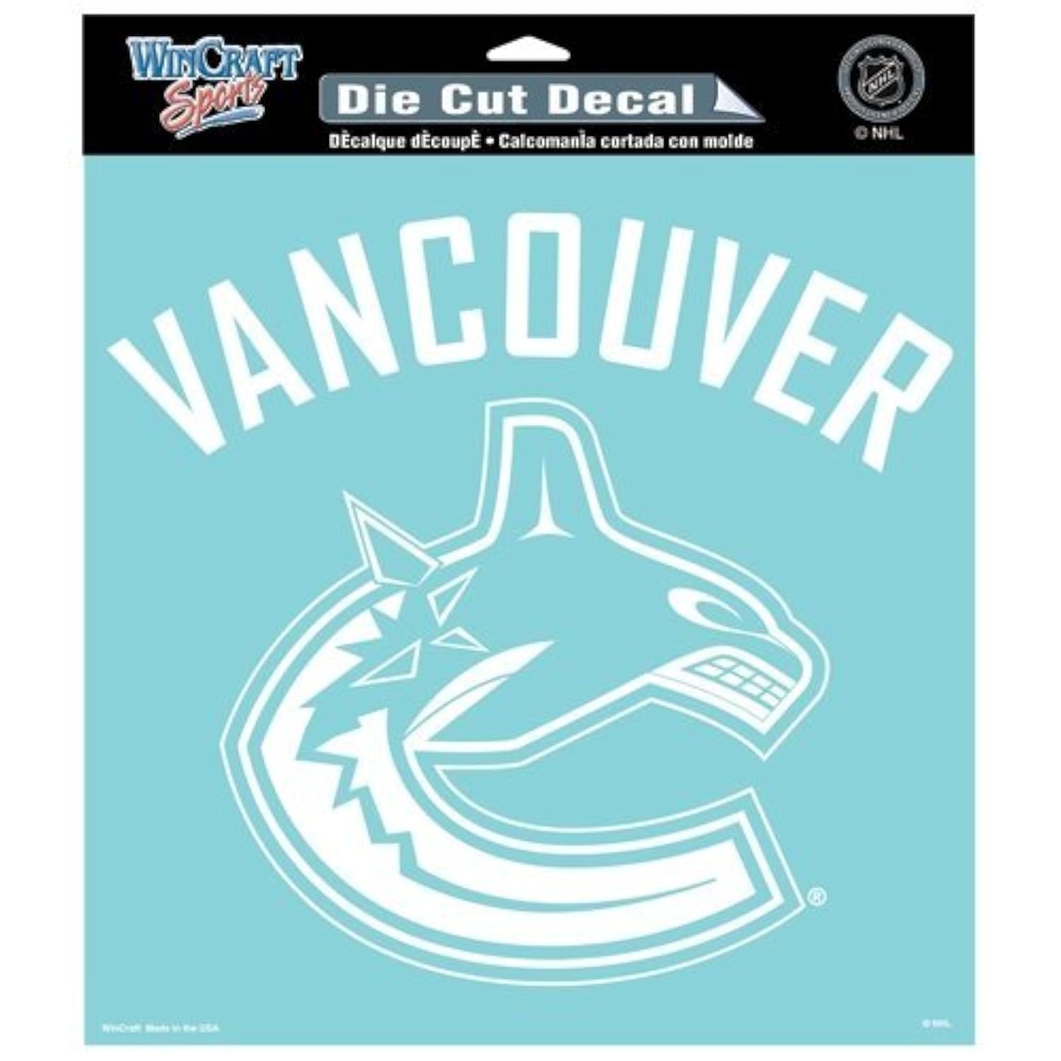 WinCraft NHL Vancouver Canucks WCR29619071 Perfect Cut Decals, 20,3 x 20,3 cm