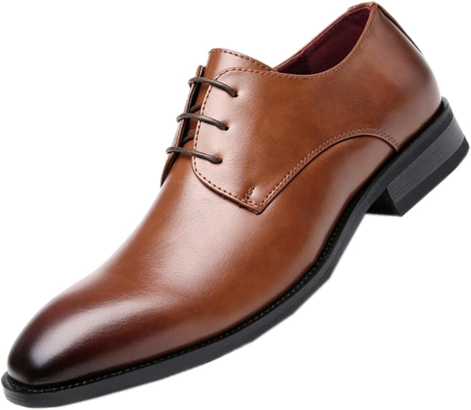 Dress Shoes for Men Men's Low Top Casual Leather Shoes Stylish and Comfortable Footwear for Everyday Wear
