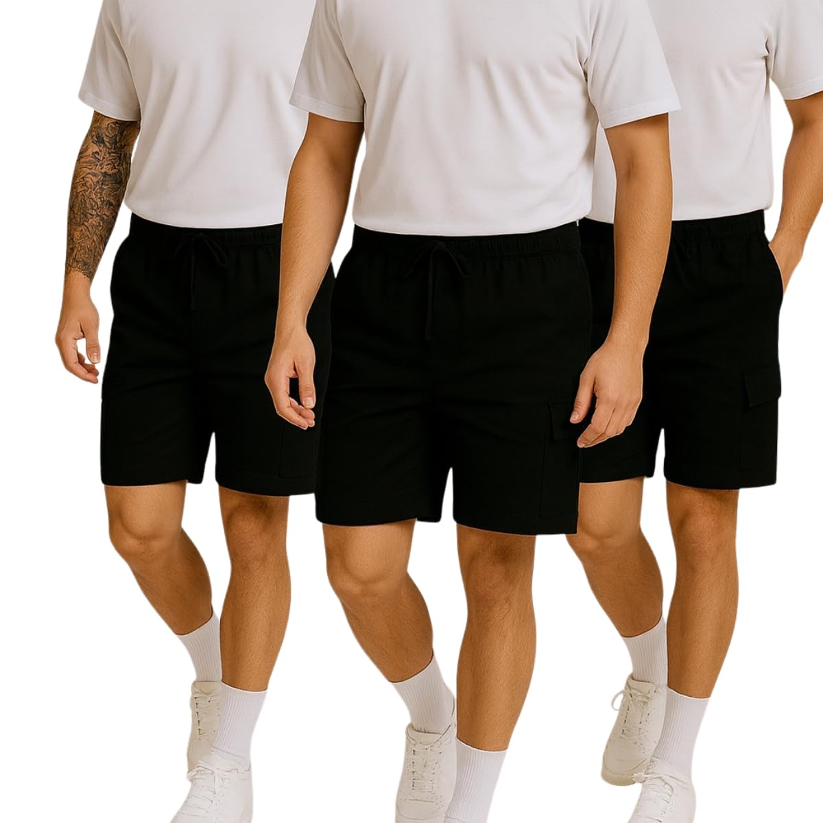 Kit 3 Bermuda Cargo Masculina Curta Streetwear casual Short Sarja Bolsos Laterais em promoção! Veja a oferta e mais achadinhos de Shorts & Bermudas 2 Hoje é o melhor dia para comprar Kit 3 Bermuda Cargo Masculina Curta Streetwear casual Short Sarja Bolsos Laterais com aquele preço maroto! Promoção! Aproveite a oferta! 2