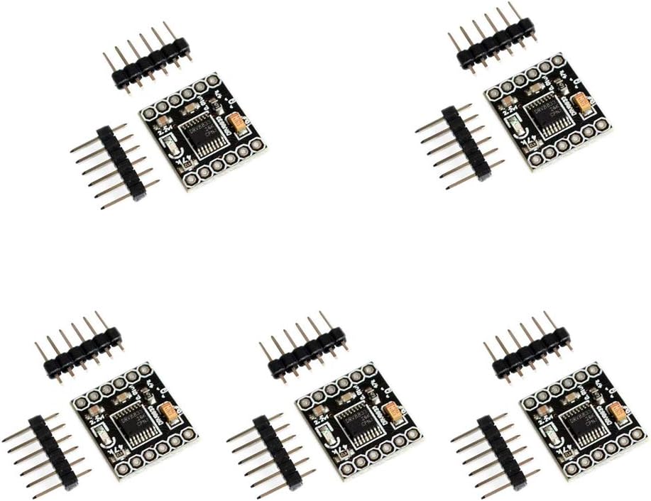 KOOBOOK 5Pcs DRV8833 Motor Drive Module 1.5A Dual H Bridge DC Gear Motor Driver Controller Board