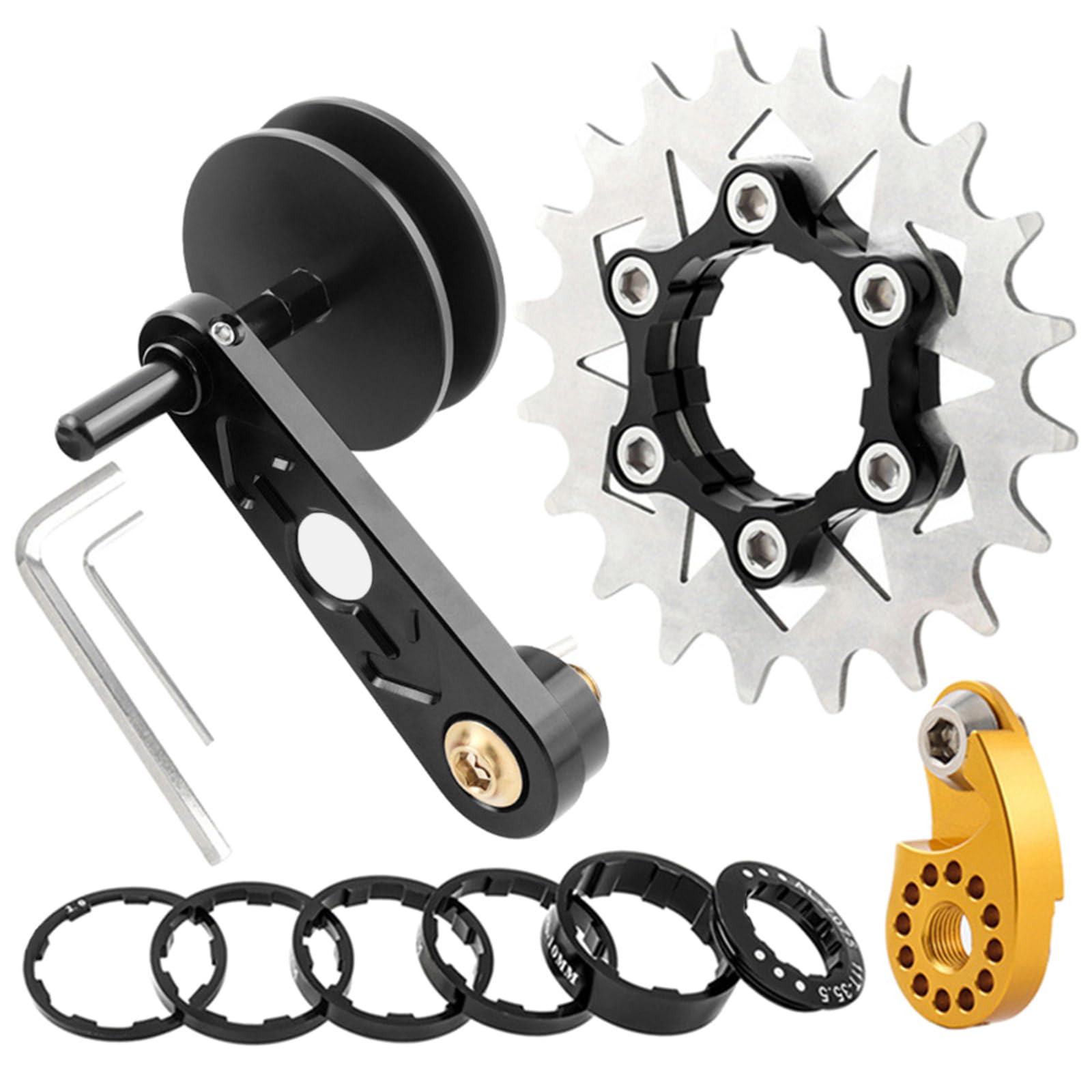 Tensor de cadena ajustable de una sola velocidad