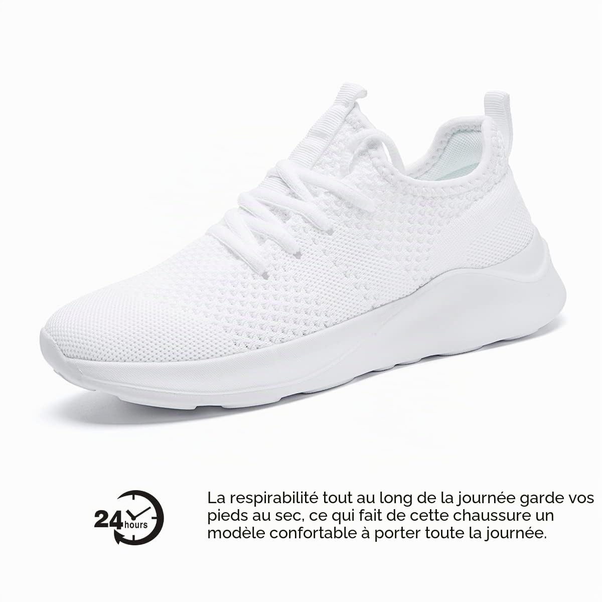 Baskets pour Femmes Chaussures de Sport Chaussures de Course Tennis Chaussures de Marche en Plein air Antidérapantes Respirantes Légères