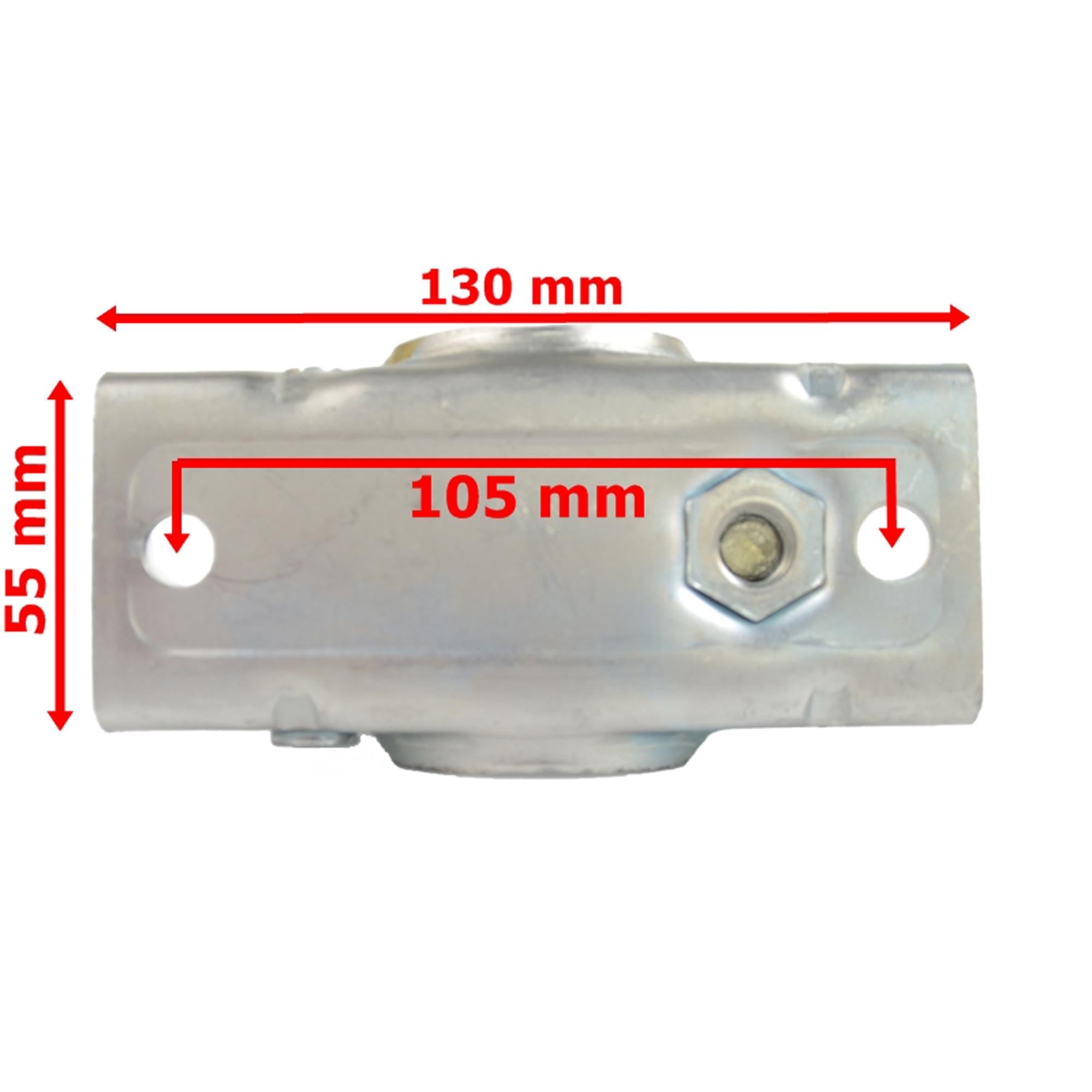 The Drive | 2X Anhänger Stützen mit Klemmhalter für PKW-Anhänger | Stelzfuß | Fallstützen | Anhängerstütze | Länge: 600mm Ø: 48mm