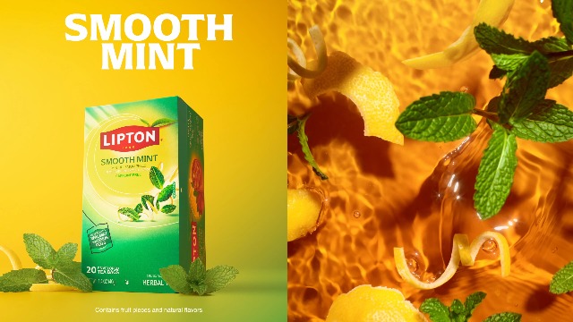 Amazon.com : Lipton Smooth Mint with Lemon Peels Tea Bags