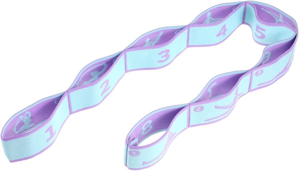 Long Yoga Stretching Strap for Pilates,Fabric Resistance Ban