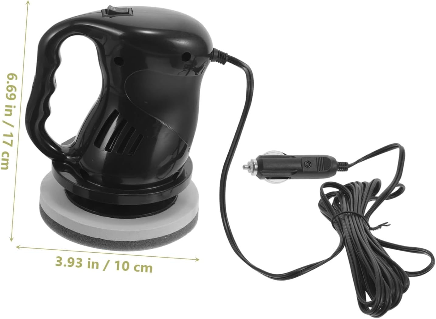 OUNONA DC12V Car Polisher Waxing Machine Kit Detachable Handle Speed Control for Car Detailing and Polishing