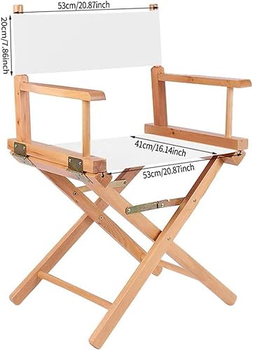 Miniatura 7 de Funda de asiento de tela de lona de repuesto para silla de director, kit de funda plegable para silla de director, color negro, 21.2 pulgadas de